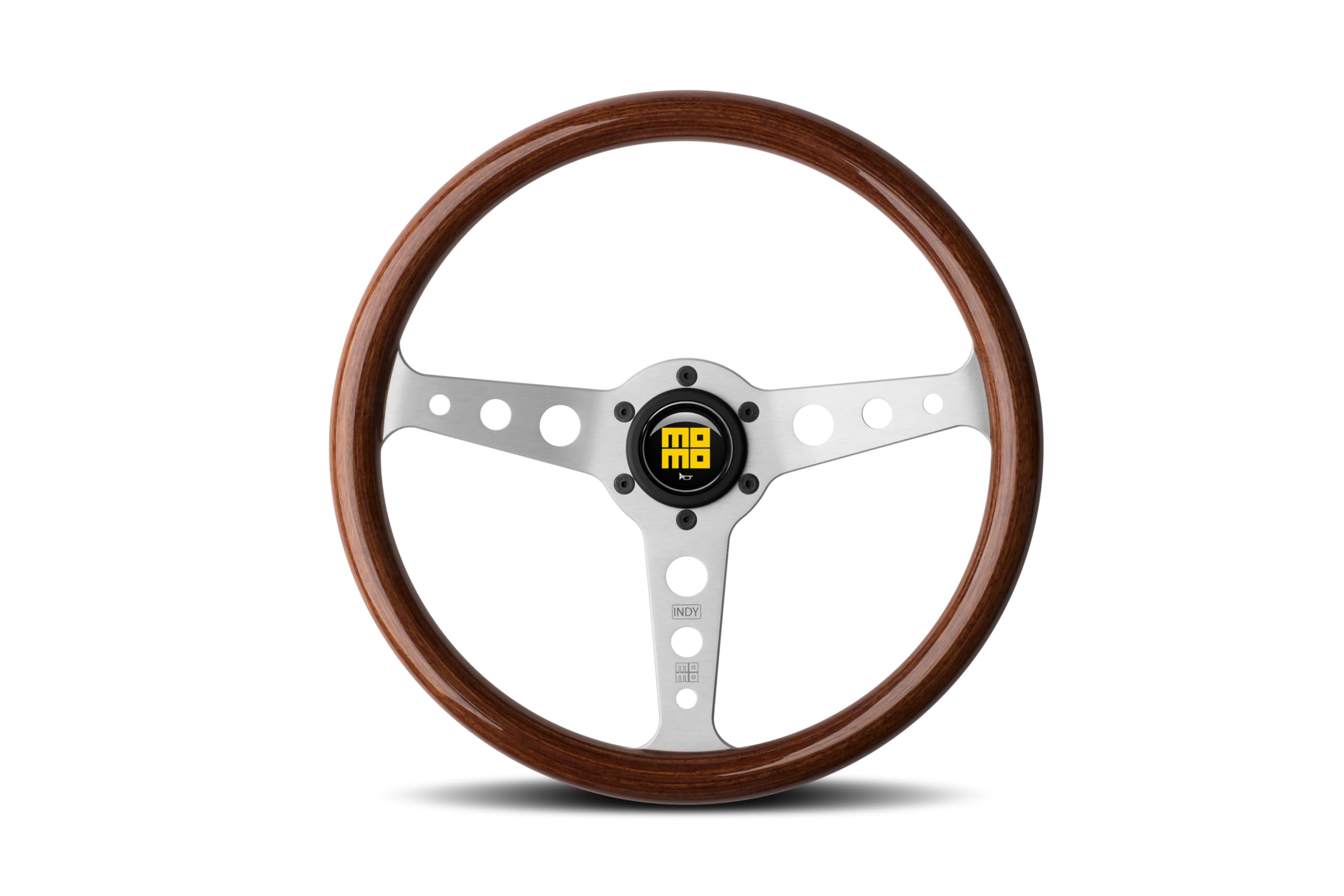 MOMO Motorsport Indy Heritage Steering Wheel Mahogany Wood Grip