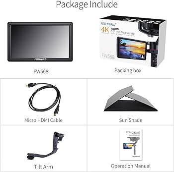 FEELWORLD モニター HDMI入出力端子付き FEELWORLD モニター HDMI入