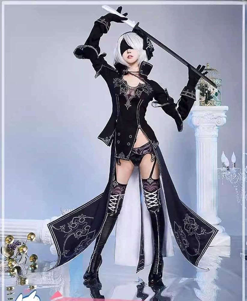 Amazon.co.jp: [QMIQMI] ニーア オートマタ ヨルハ二号B型 2B コスプレ