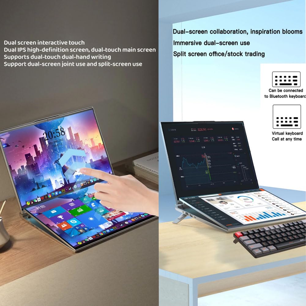 Amazon.co.jp: GZBOX 16インチ デュアルタッチスクリーン ノート