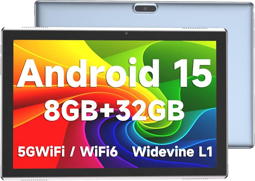ZZB Tablet de 10 polegadas, Android 15, tablets Android de 10,1