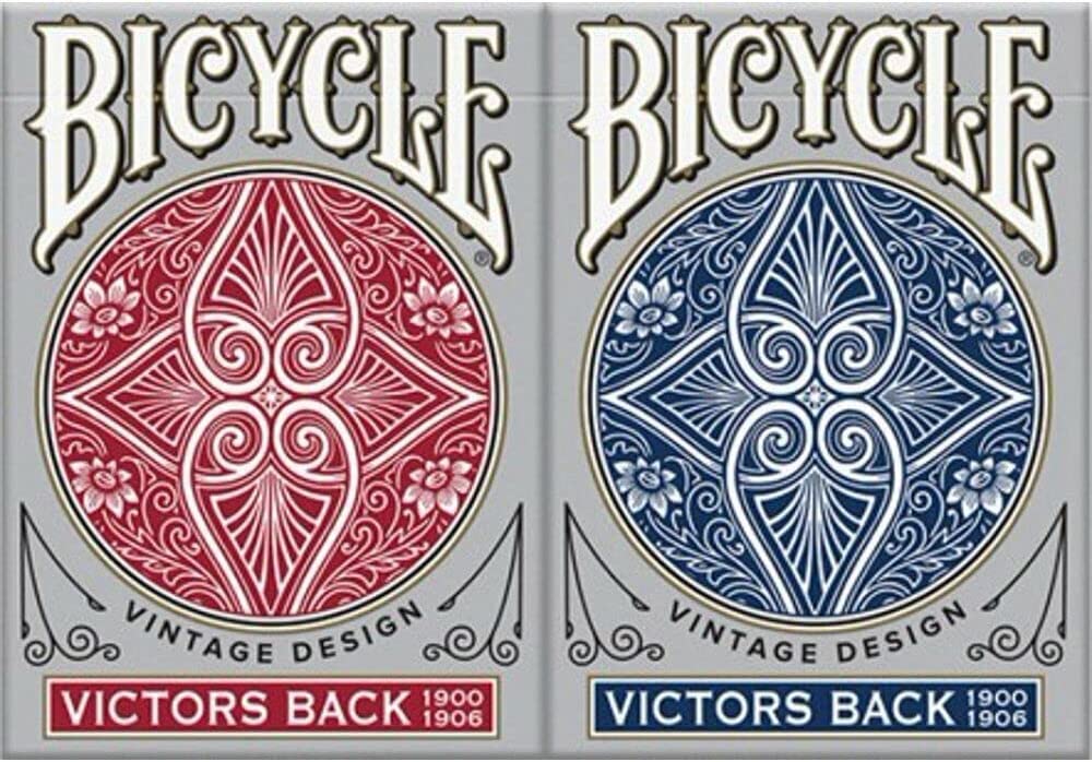 Amazon.co.jp: Bicycle Victors Back ビンテージデザイン トランプ 2