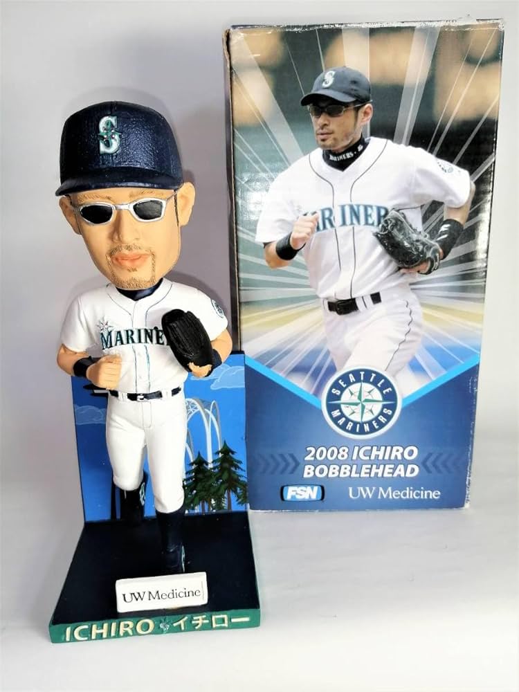 イチロー バブルヘッド パブルヘッド 大リーグ1年目オールスターパンフ