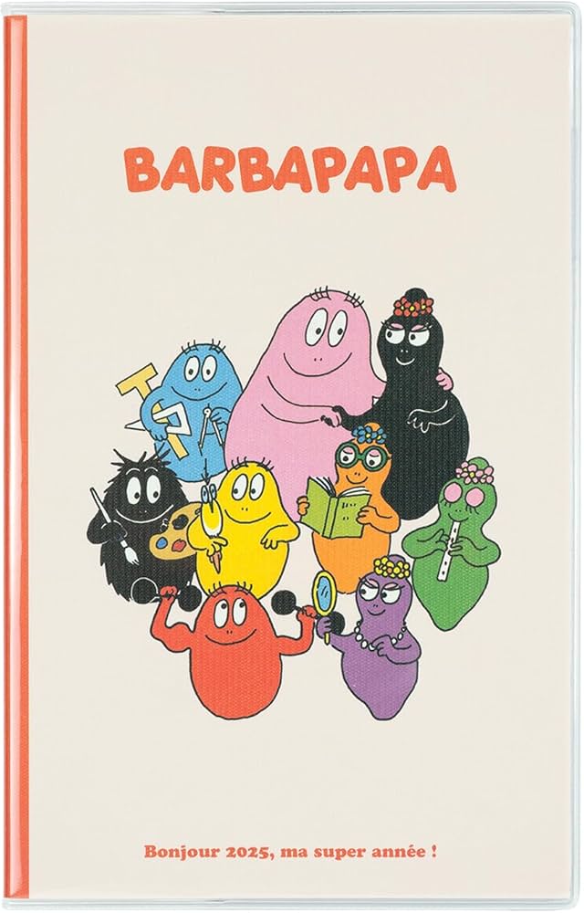 Amazon.co.jp: グリーティングライフ バーバパパ 手帳 2025年 A5