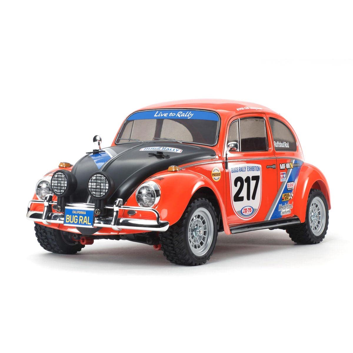 Amazon.com: TAMIYA Volkswagen Beetle Rally MF-01X TAM58650A Cars