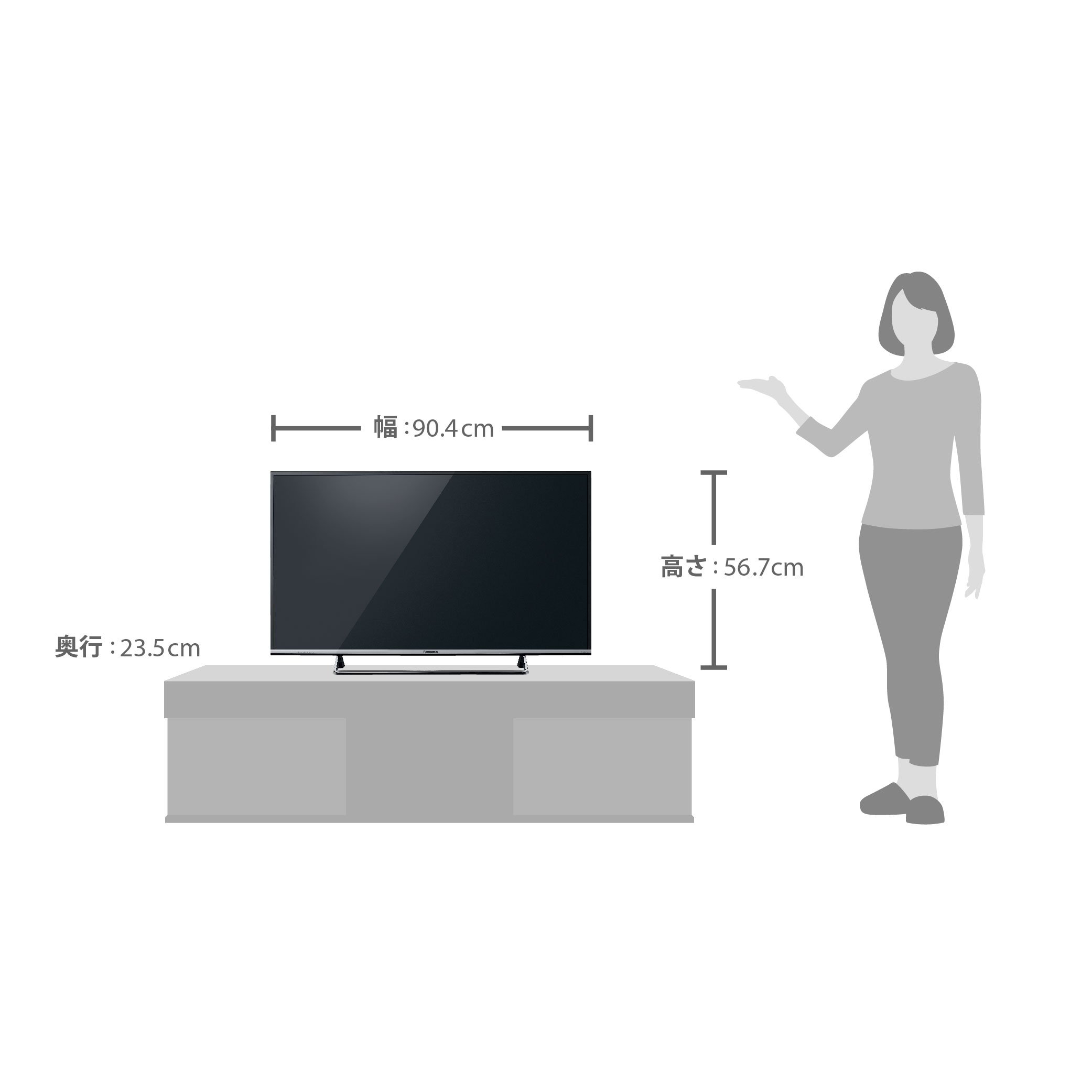 Amazon | パナソニック 40V型 液晶テレビ ビエラ TH-40DX600 4K USB