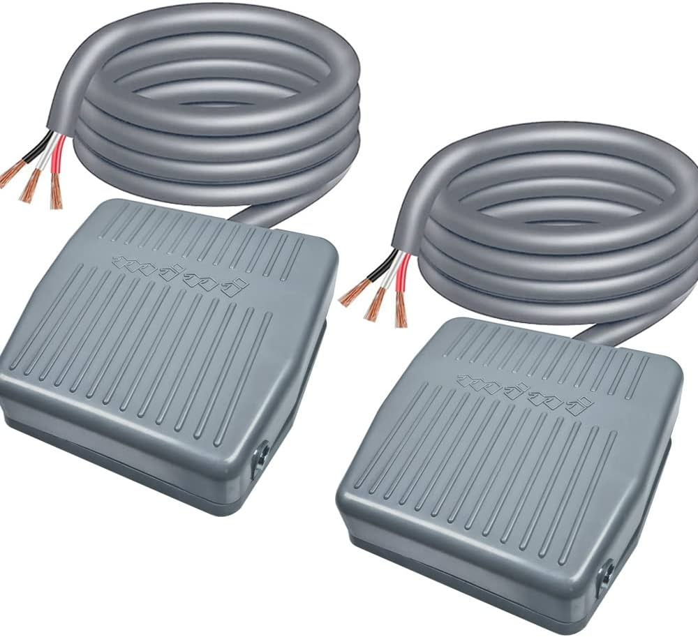 Amazon.co.jp: Kiligen 2個 瞬時 フットスイッチAC 12V/24V/110V/250V