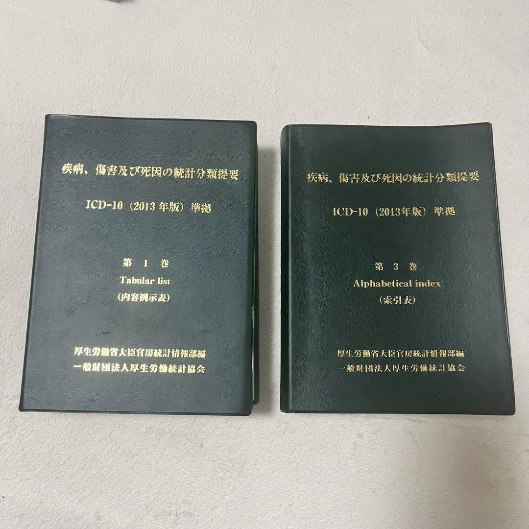 疾病、傷害及び死因の統計分類提要 第1巻 第3巻 セット RPTB商品：疾病