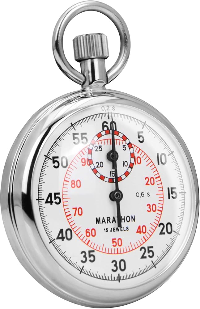 Amazon.co.jp: マラソン シングルアクション 機械式ストップウォッチ