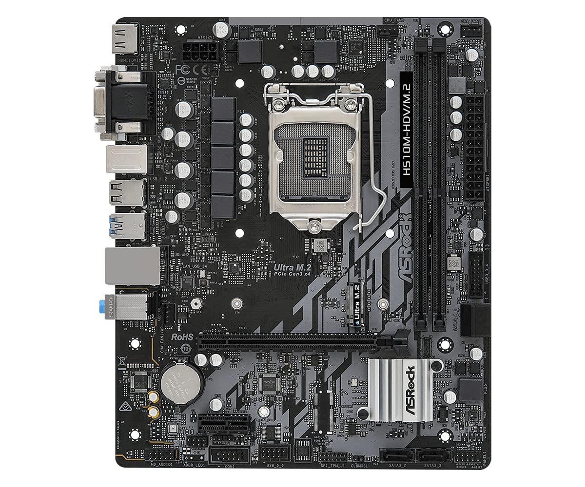 Amazon | ASRock マザーボード H510 M-HDV/M.2 Intel 10世代 ・ 11世代