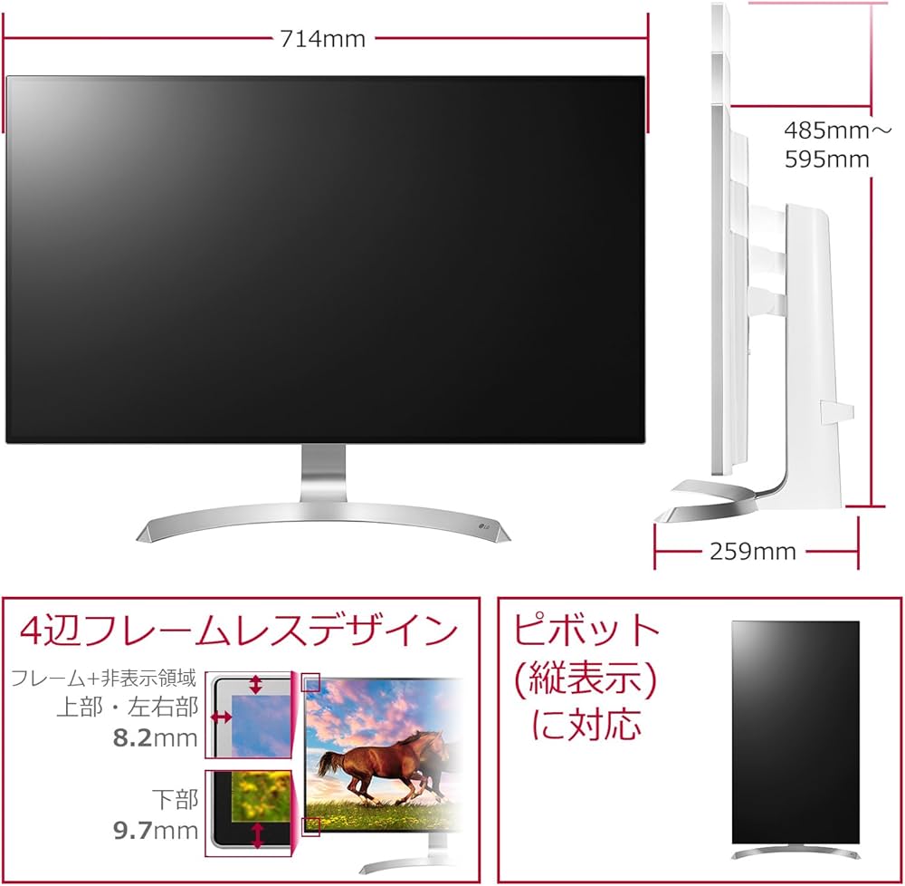 Amazon.co.jp: LG モニター ディスプレイ 32UD99-W 31.5インチ/4K(3840