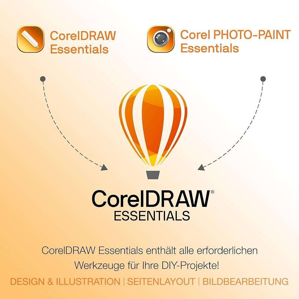 Corel CorelDRAW Essentials 2024, 1 Gerät, Postzustellung : Amazon