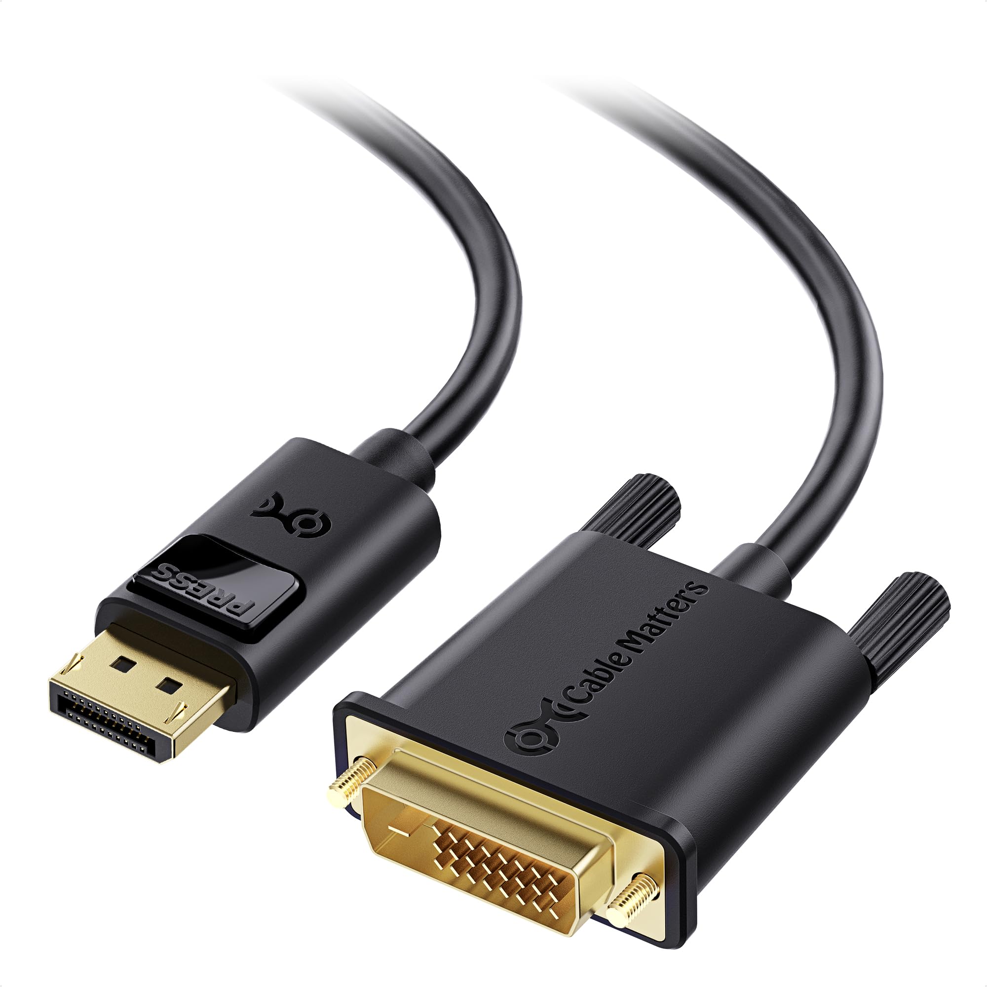 Amazon | Cable Matters DisplayPort DVI 変換ケーブル - 2m、[1080P