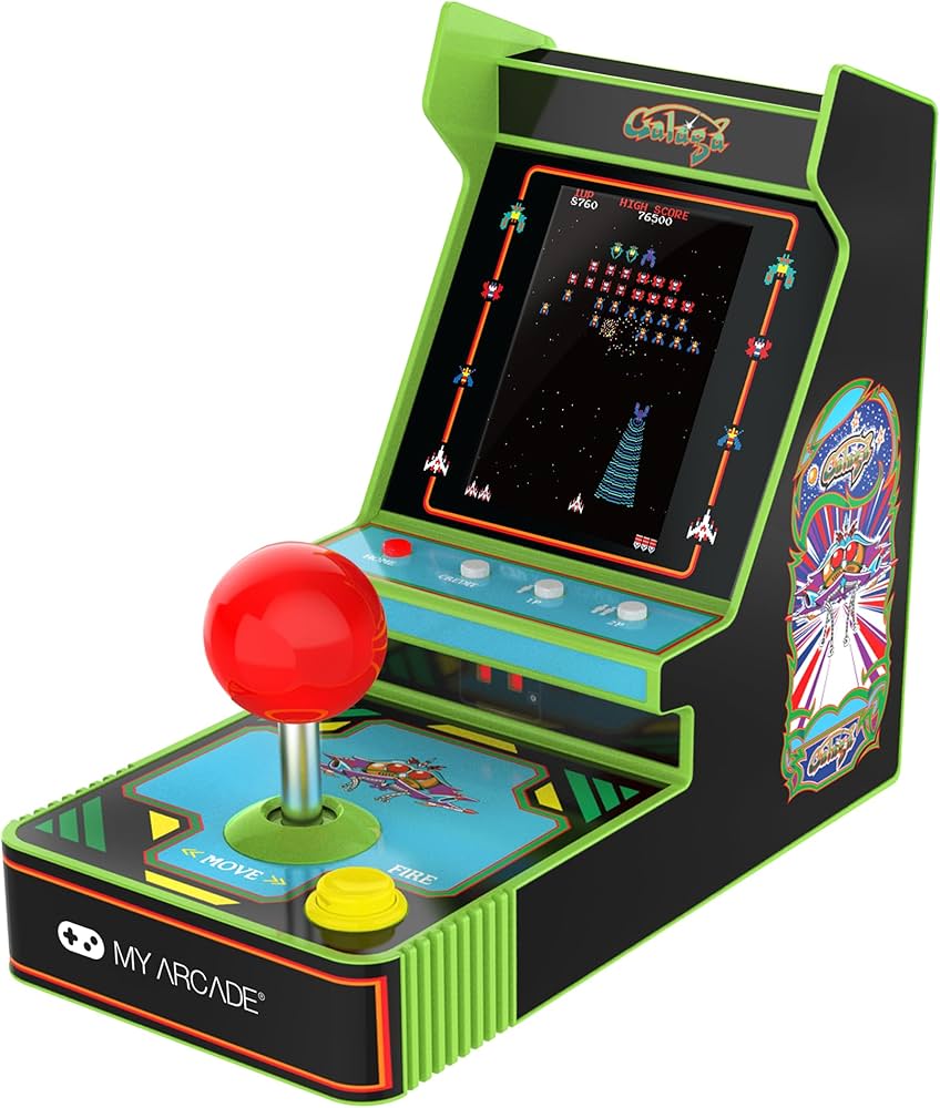 Amazon.com: My Arcade New Galaga Red Joystick Player: Galaga and