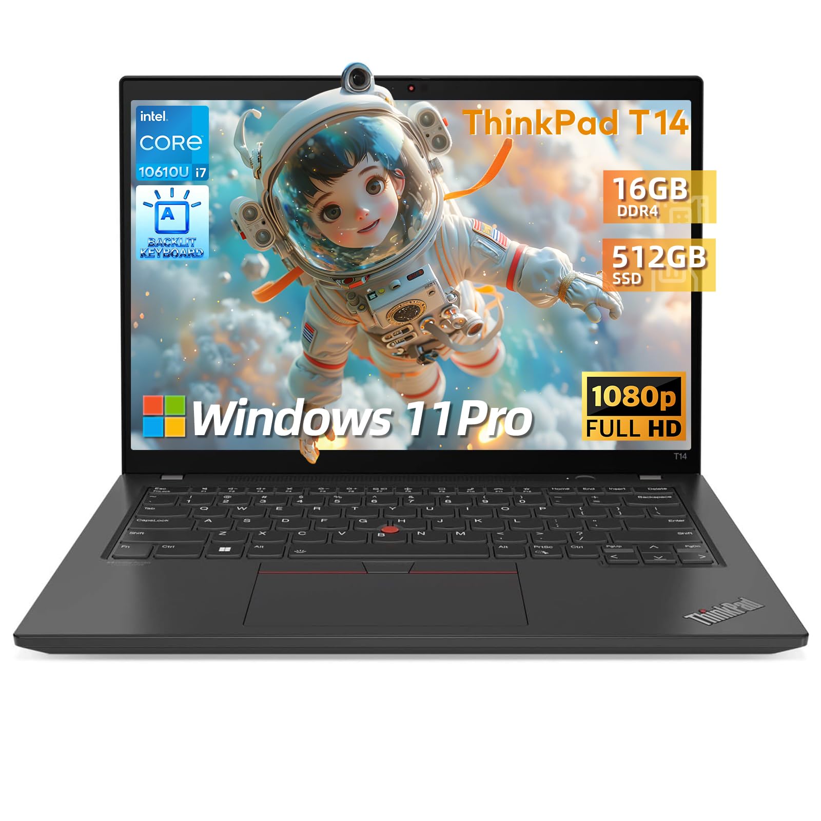 Amazon.com: Lenovo Thinkpad T14 Business Laptop i7, Windows 11 Pro