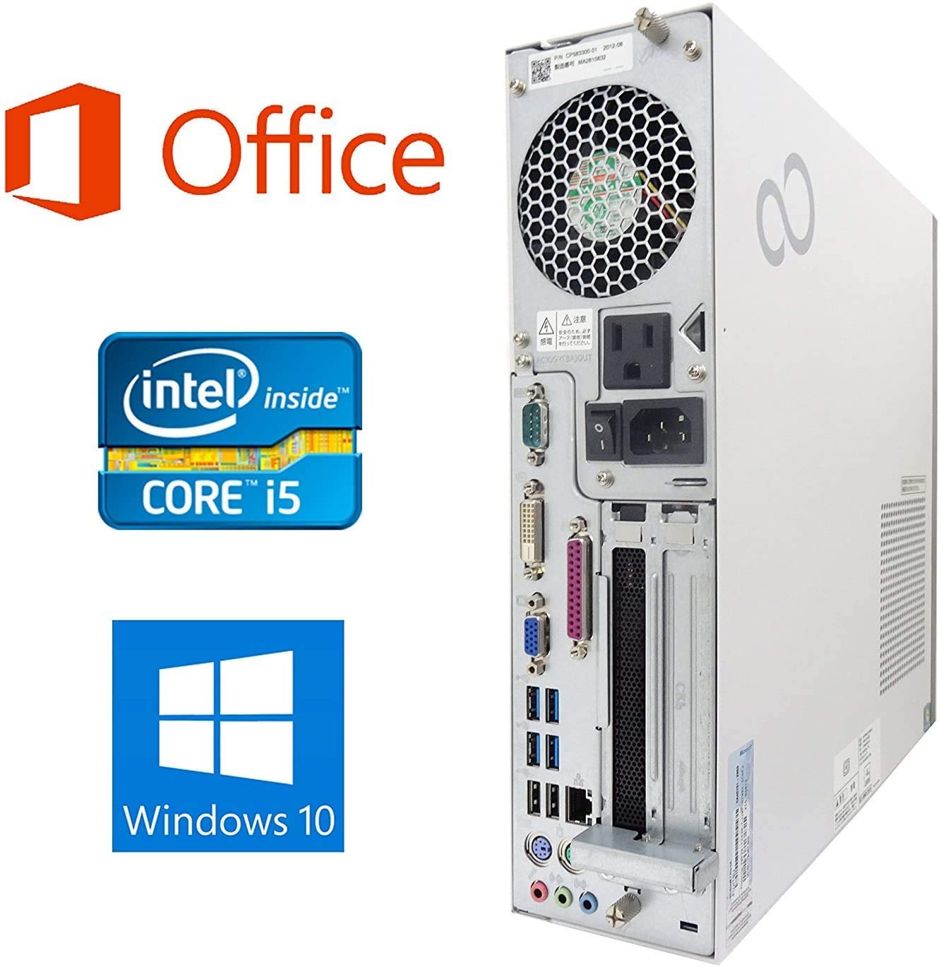 Amazon.co.jp: 【整備済み品】 富士通 デスクトップPC D582/MS Office