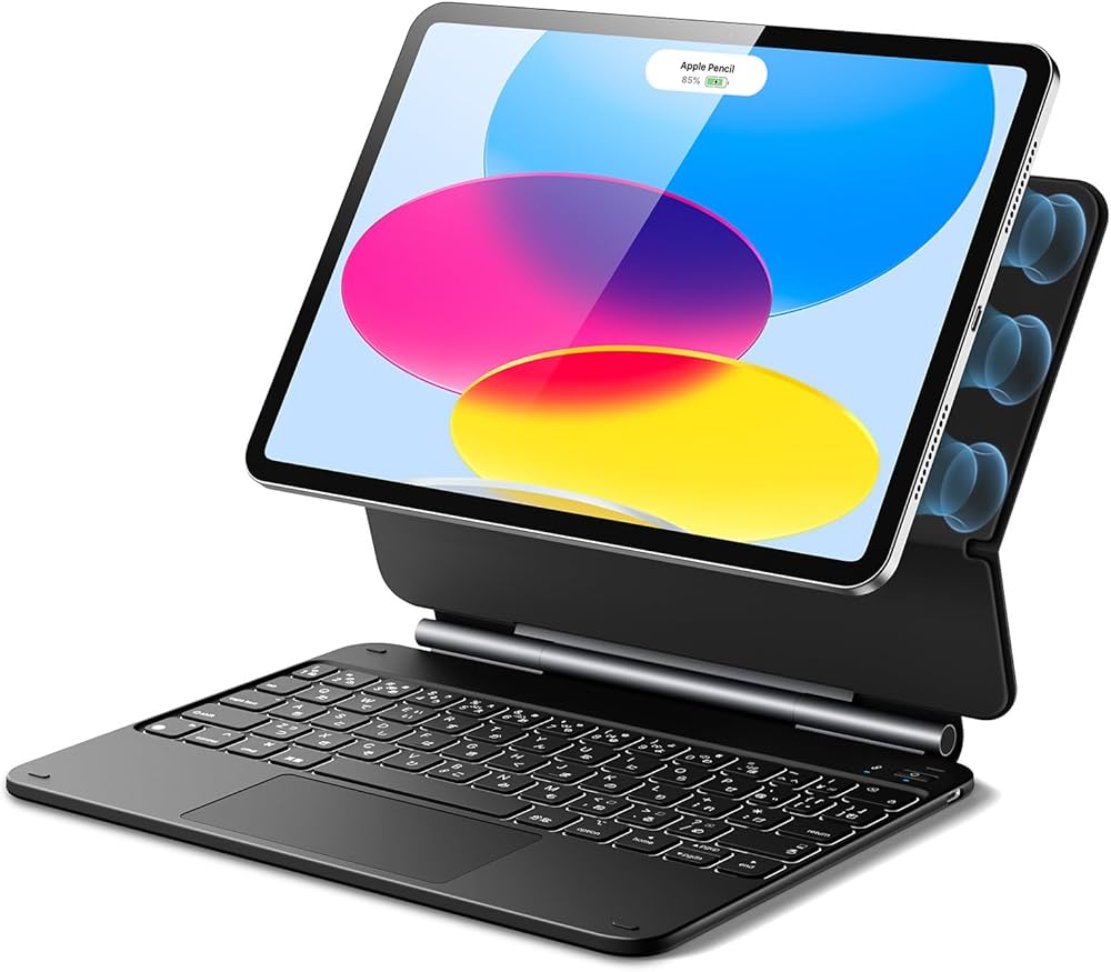 Amazon | ESR iPad 第11世代(A16,2025)/第10世代用キーボード付き