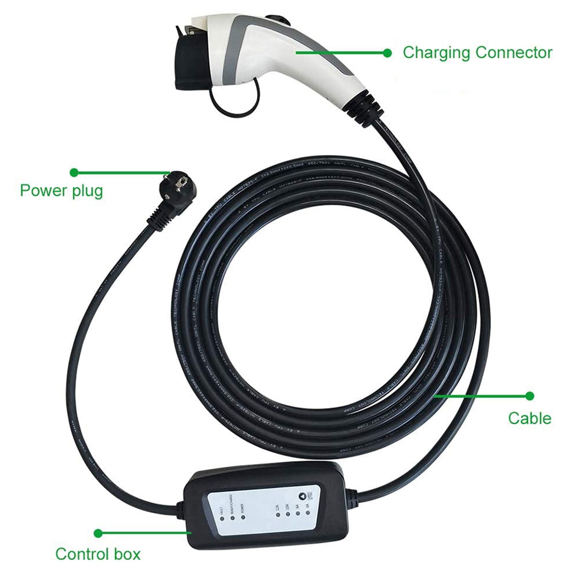 Amazon.co.jp: EV充電器 レベル2電気自動車充電ステーション NEMA 6-20