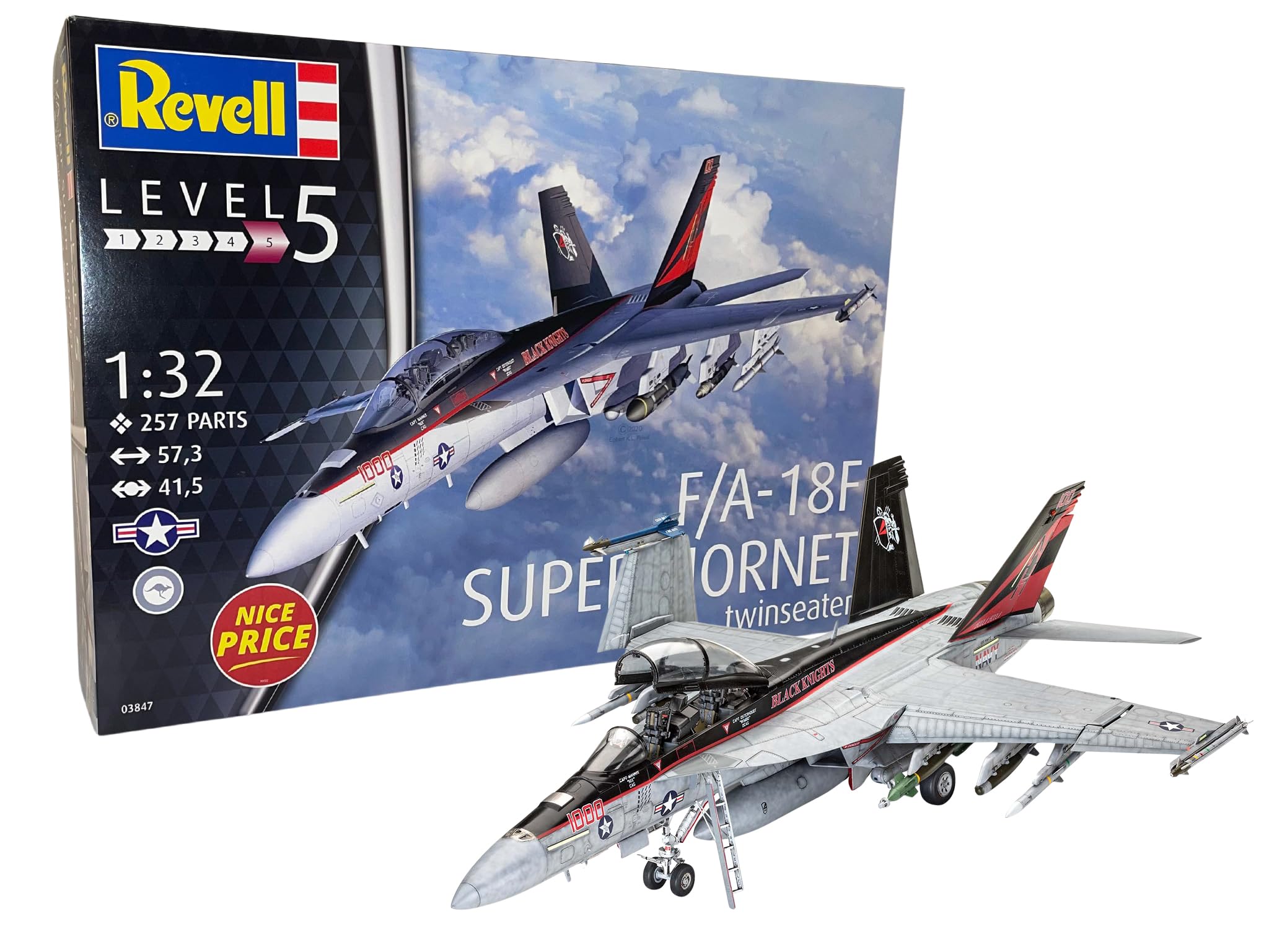 Amazon.com: Revell RV03847 F/A-18F Super Hornet Plastic Model kit