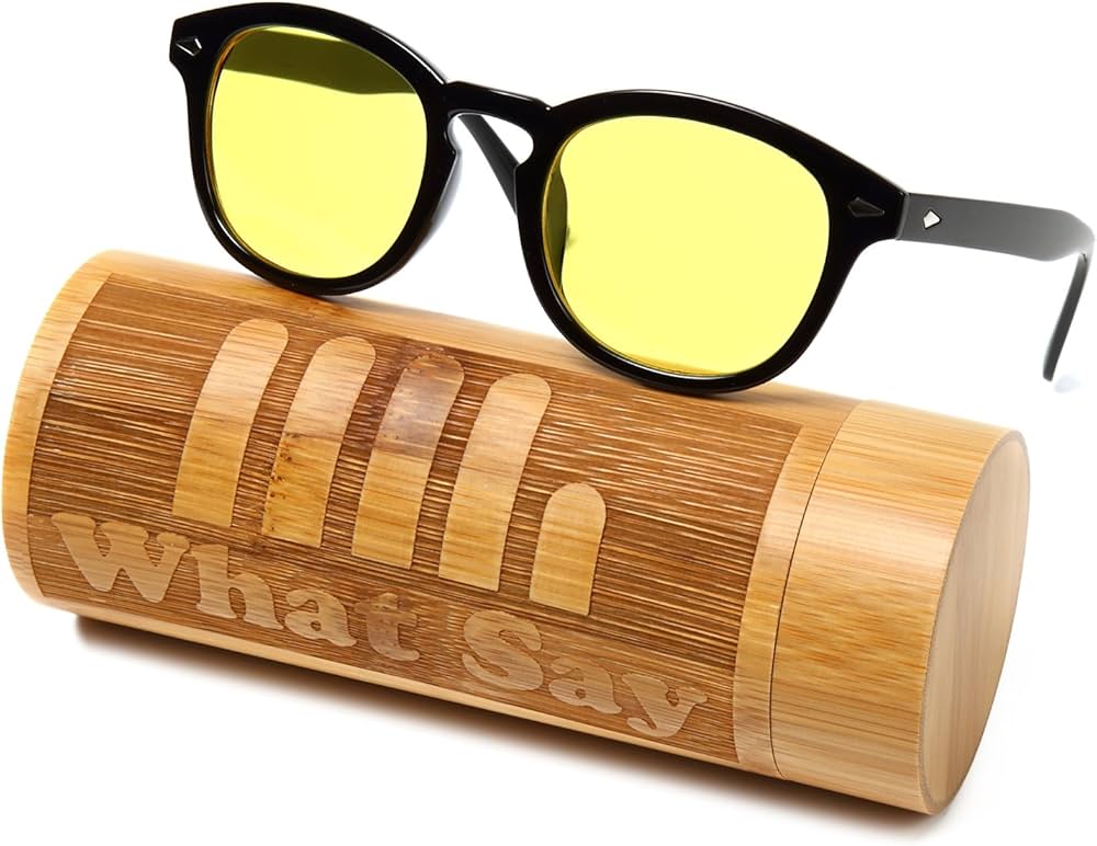 Amazon.co.jp: What Say カラーレンズ サングラス クリアレンズ 伊達