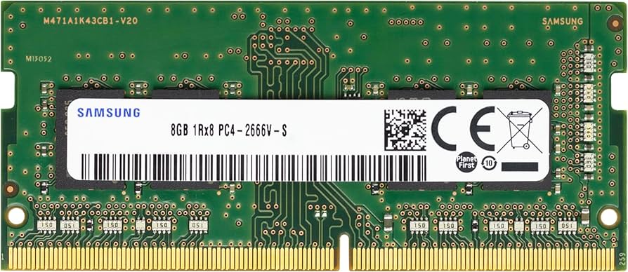 Samsung 8GB DDR4 2666MHz PC4-21300 (PC4-2666V) CL19 SODIMM 1Rx8
