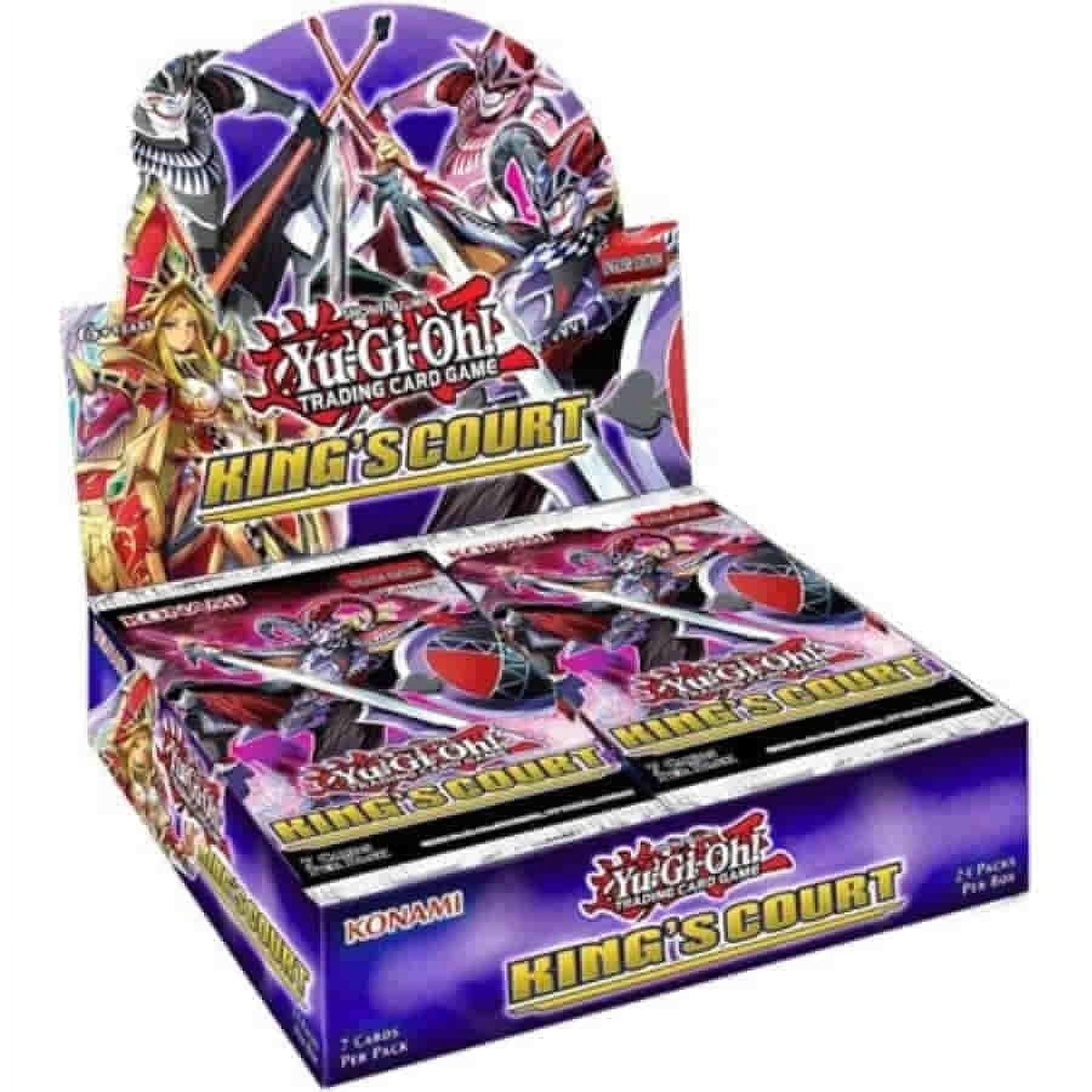 Amazon.com: YuGiOh King's Court Booster Box (24 Packs, 7 Cards per