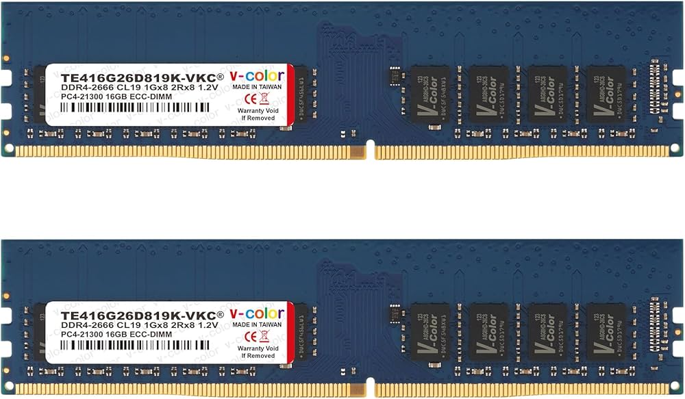 Amazon | v-color Hynix 純正IC サーバー用メモリ DDR4-2666MHz PC4