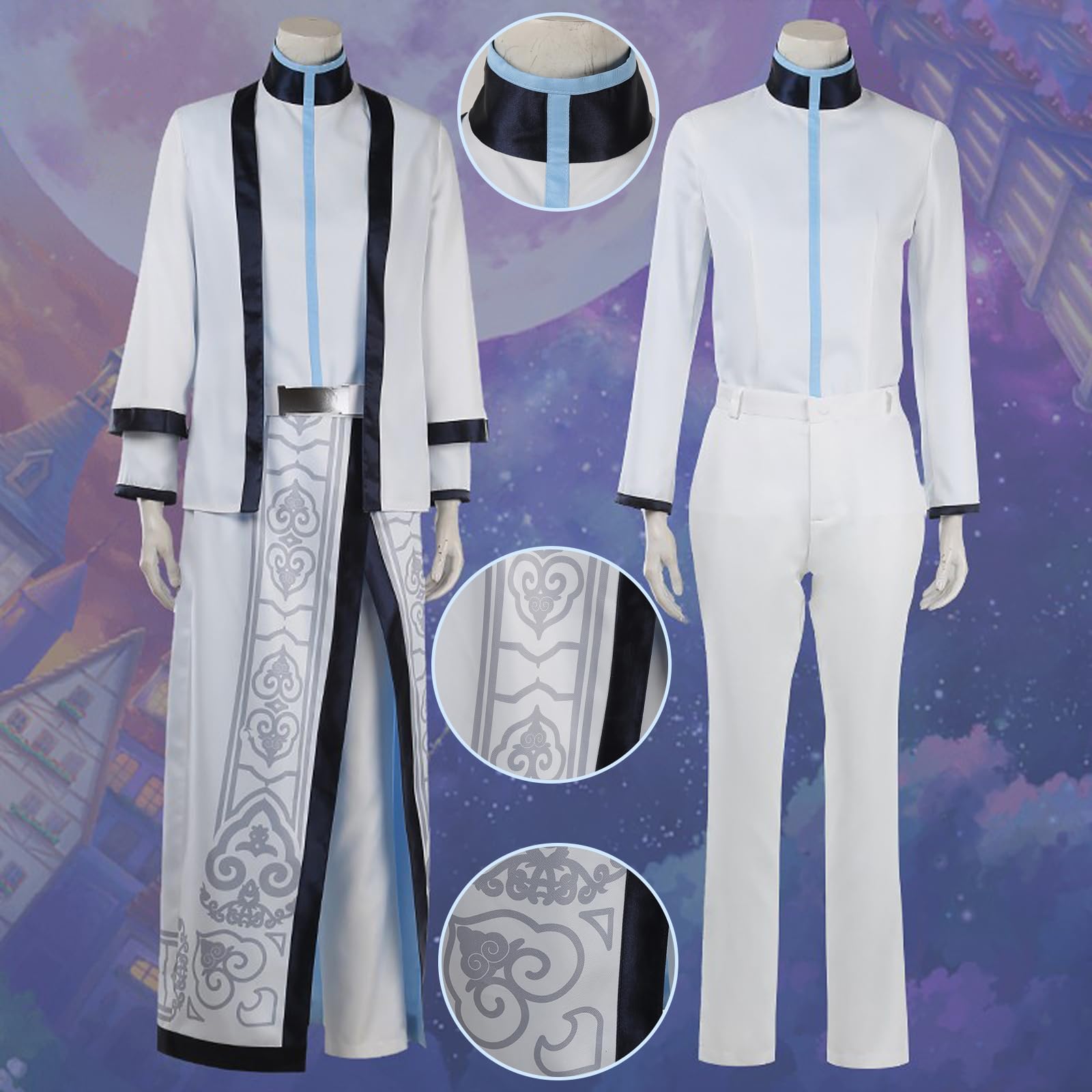 Amazon.co.jp: ファウスト コスプレ衣装 まほやく1周年 正装 白スーツ