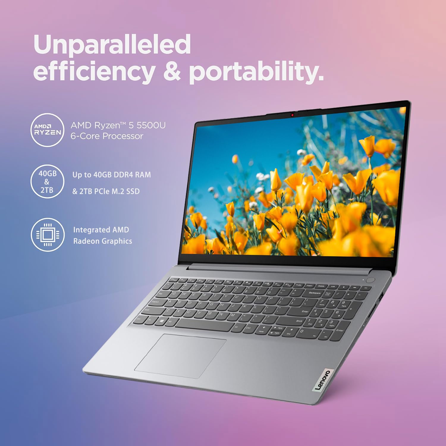 Amazon.com: Lenovo IdeaPad 1 Laptop, 15.6