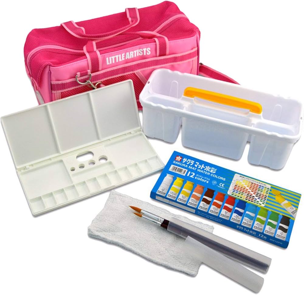 Amazon.co.jp: サクラクレパス 絵の具セット メッシュR6 ピンク EWZ-R6