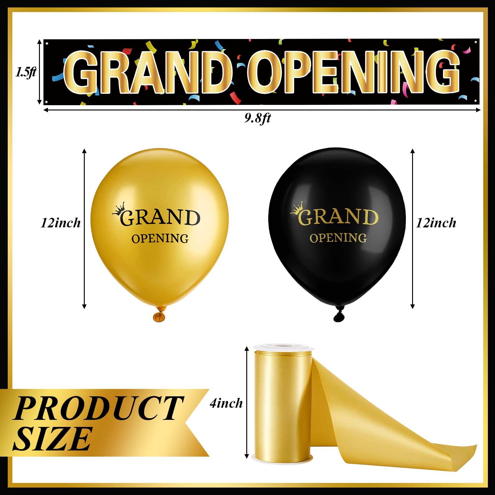 Amazon.com: Lewtemi 42 Pieces Grand Opening Decorations Kit
