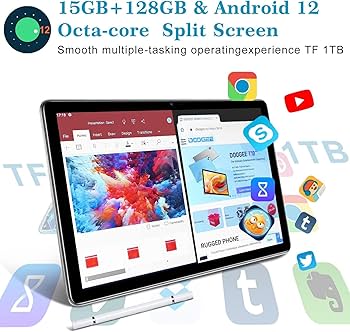 DOOGEE T10 Tablet 8GB RAM 128GB ROM 10.1 Inch IPS FHD+ 1920 * 1200