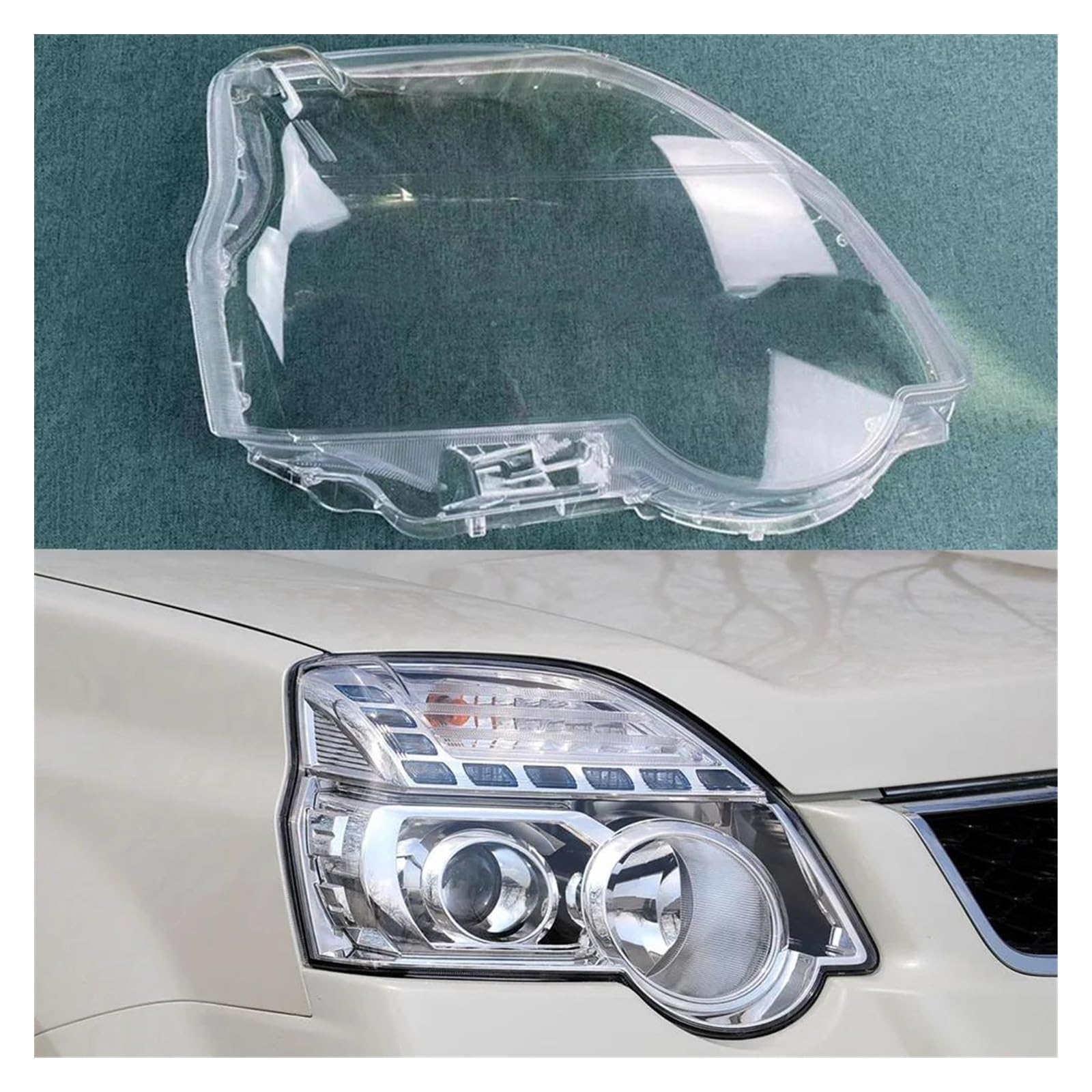 Amazon.co.jp: ヘッドライトレンズカバー フロントヘッドランプカバー
