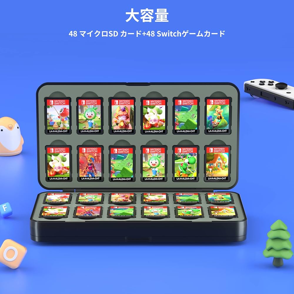 Amazon.co.jp: switch ソフトケース カードケース 48枚ゲームカード