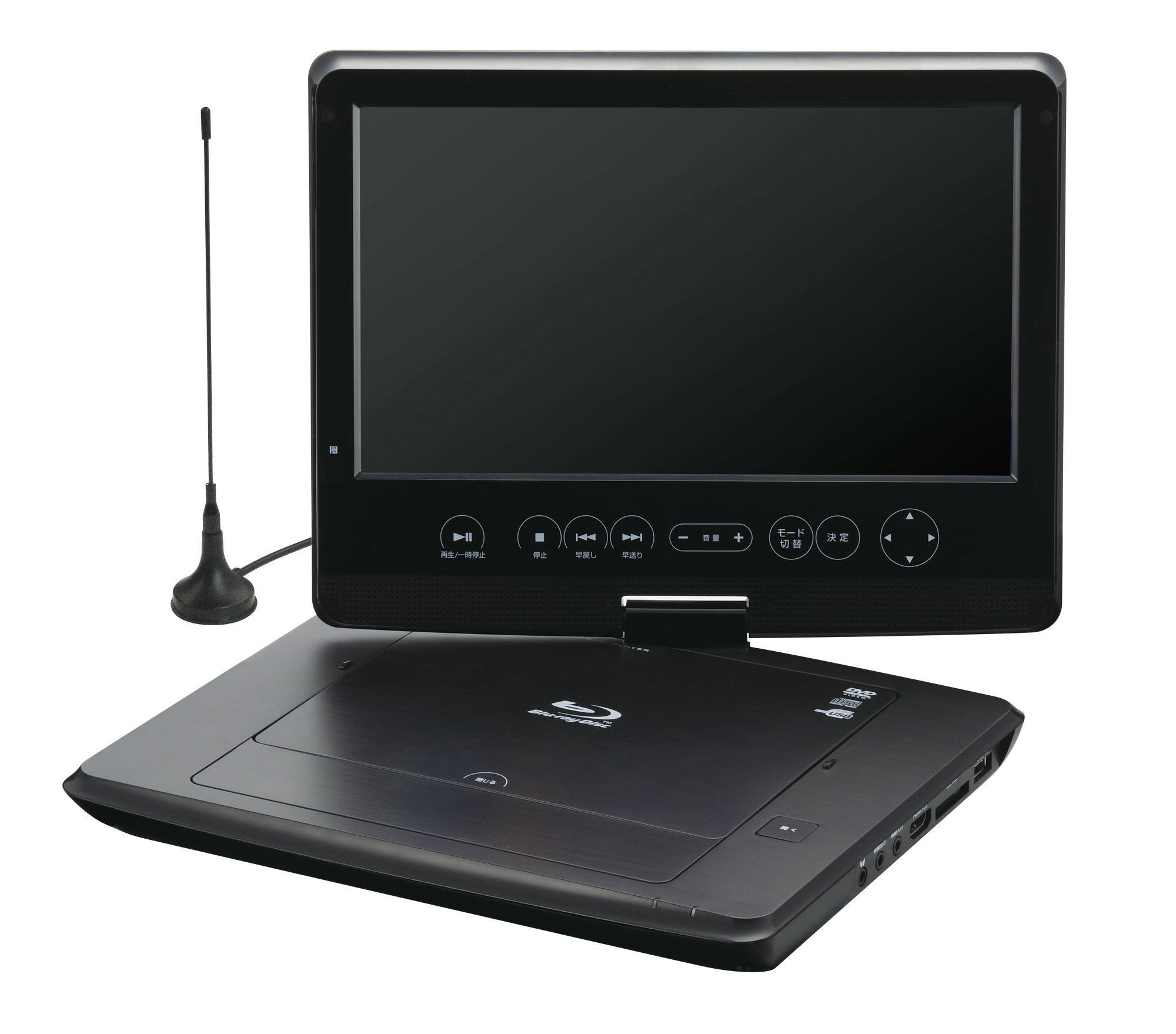 Amazon | GREEN HOUSE ポータブルBDプレーヤー GH-PBD10AT-BK