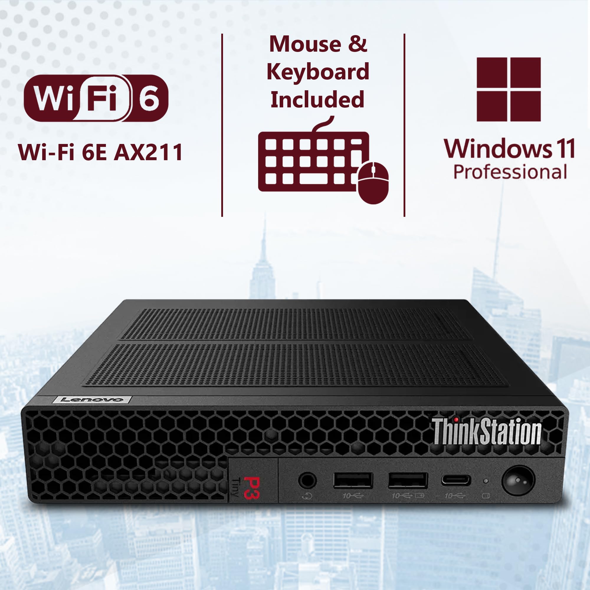 Amazon.com: Lenovo ThinkStation P3 Tiny Workstation Intel i7-14700