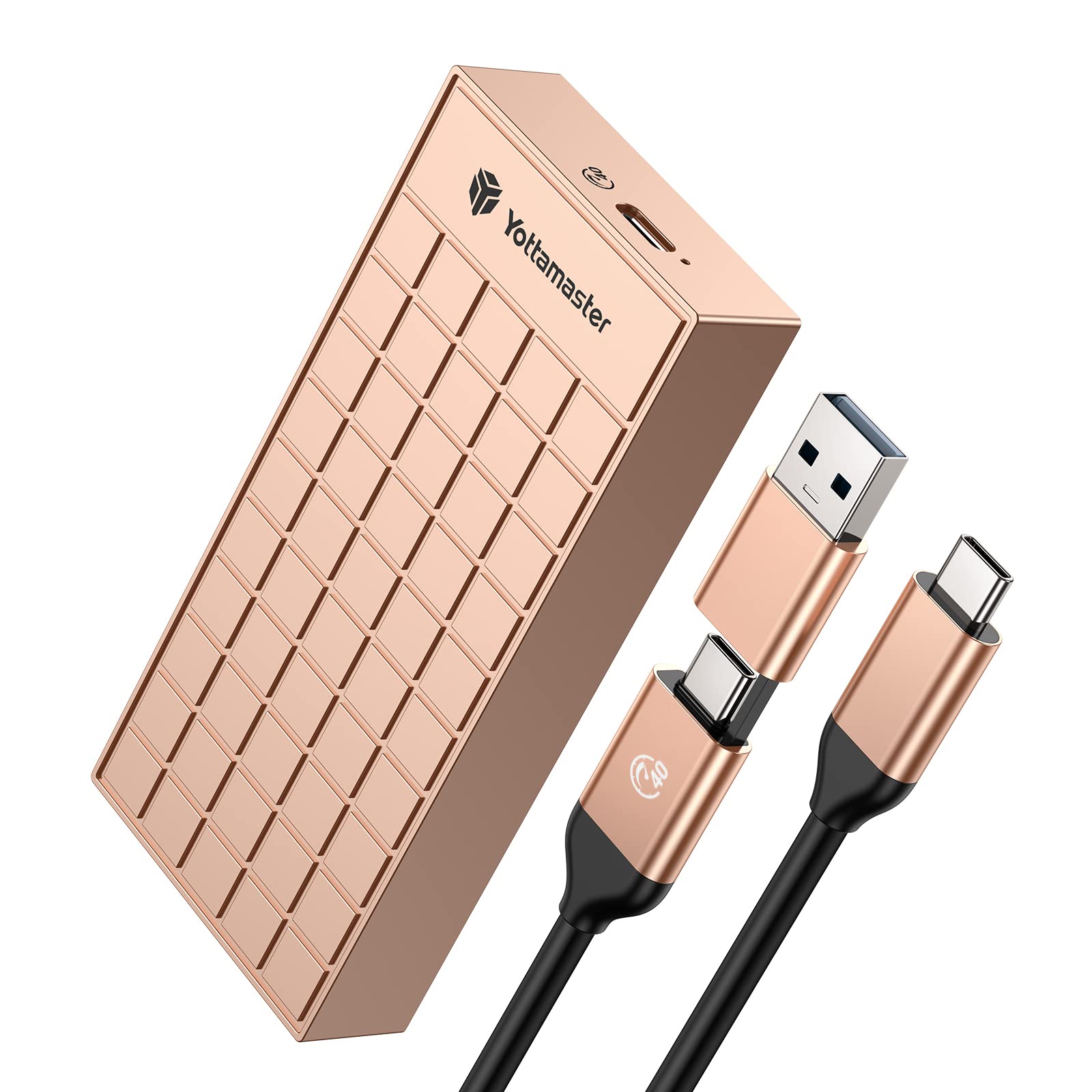 Amazon.co.jp: Yottamaster M.2 SSD 外付けケース USB4.0 NVMe M.2 SSD