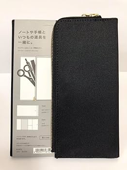 Amazon | ダイゴー isshoni. ペンケース付手帳ノートカバー帆布 前面