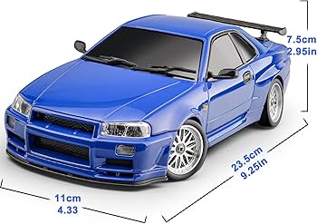 Amazon.com: Skymaker 1/18 RC Drift Car with 3 Batteries Gyro LDRC