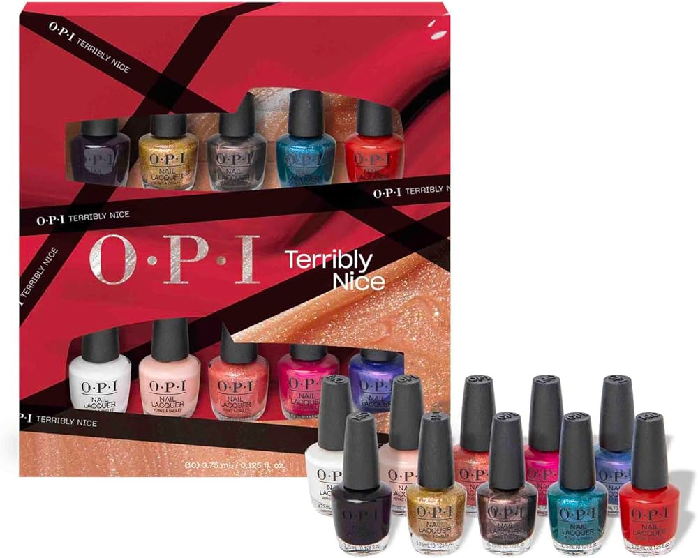 Amazon.com: OPI Nail Lacquer, 10pc Mini Pack of Iconic Shades Gift