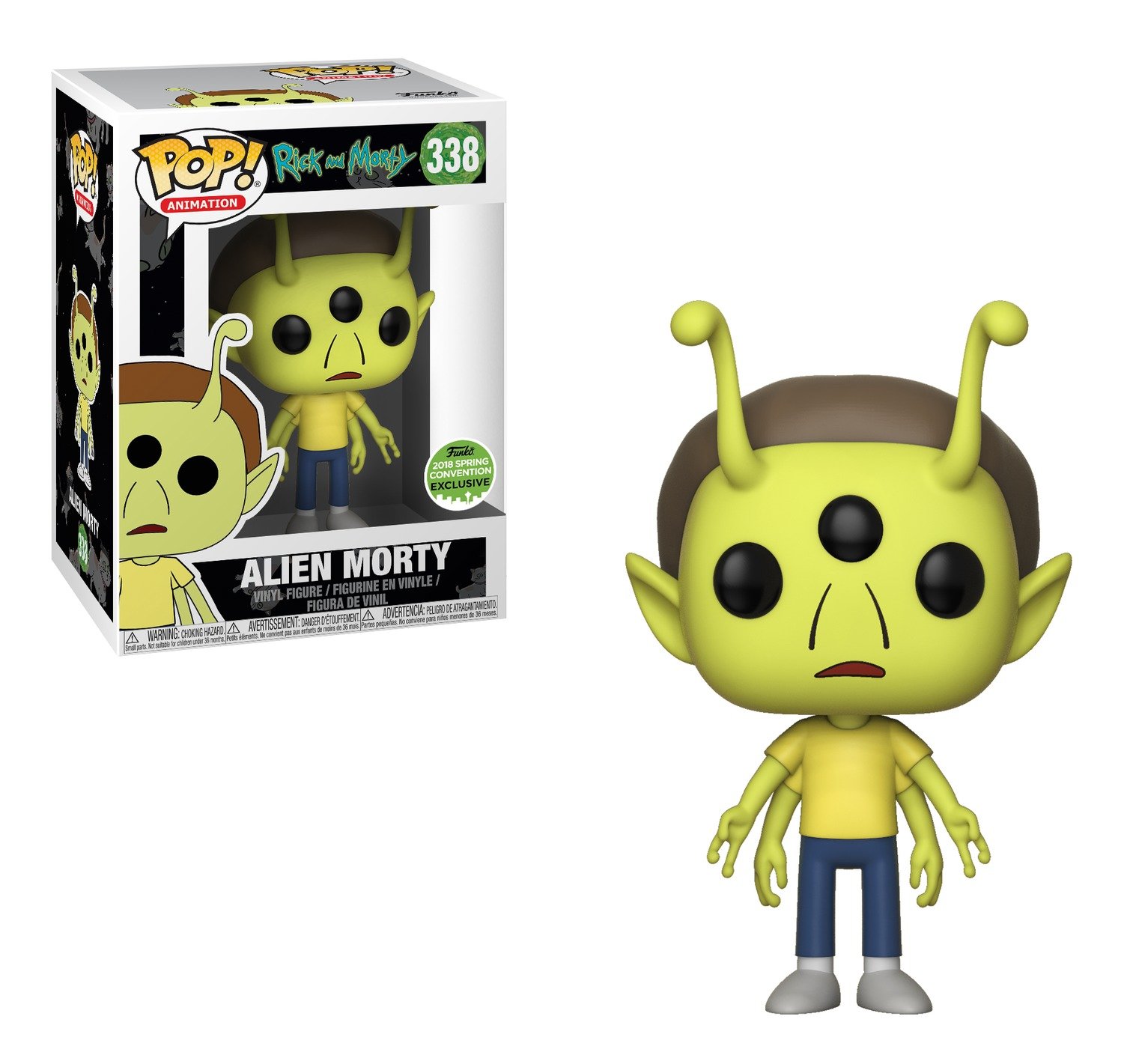 Amazon.com: Funko Pop! Animation #338 Rick and Morty Alien Morty