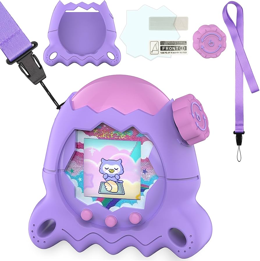 Amazon.co.jp: BCWXIONシリコーンスタンドアップケースTamagotchi