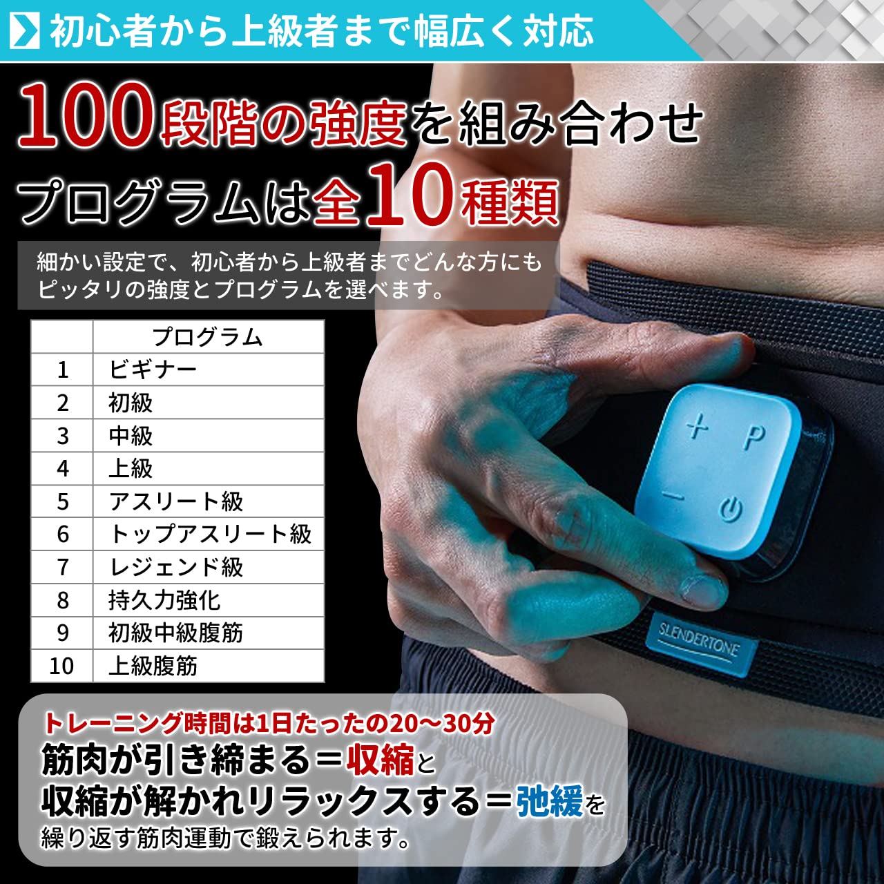 Amazon.co.jp: Slendertone 【正規品】スレンダートーン abs8 EMS 腹筋