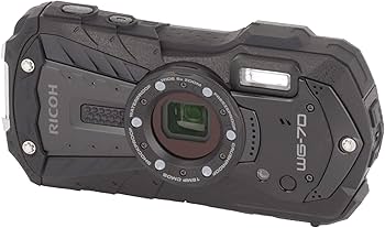 Amazon | RICOH WG-70 ブラック リコー本格防水デジタルカメラ 14m防水