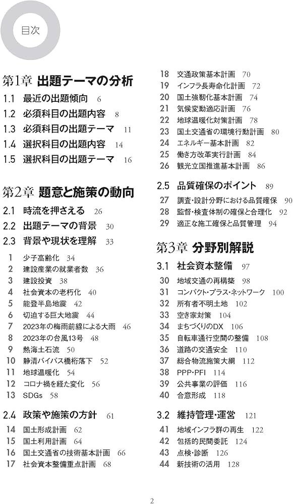 2024-25年版 技術士第二次試験 建設部門 最新キーワード100 | 西村