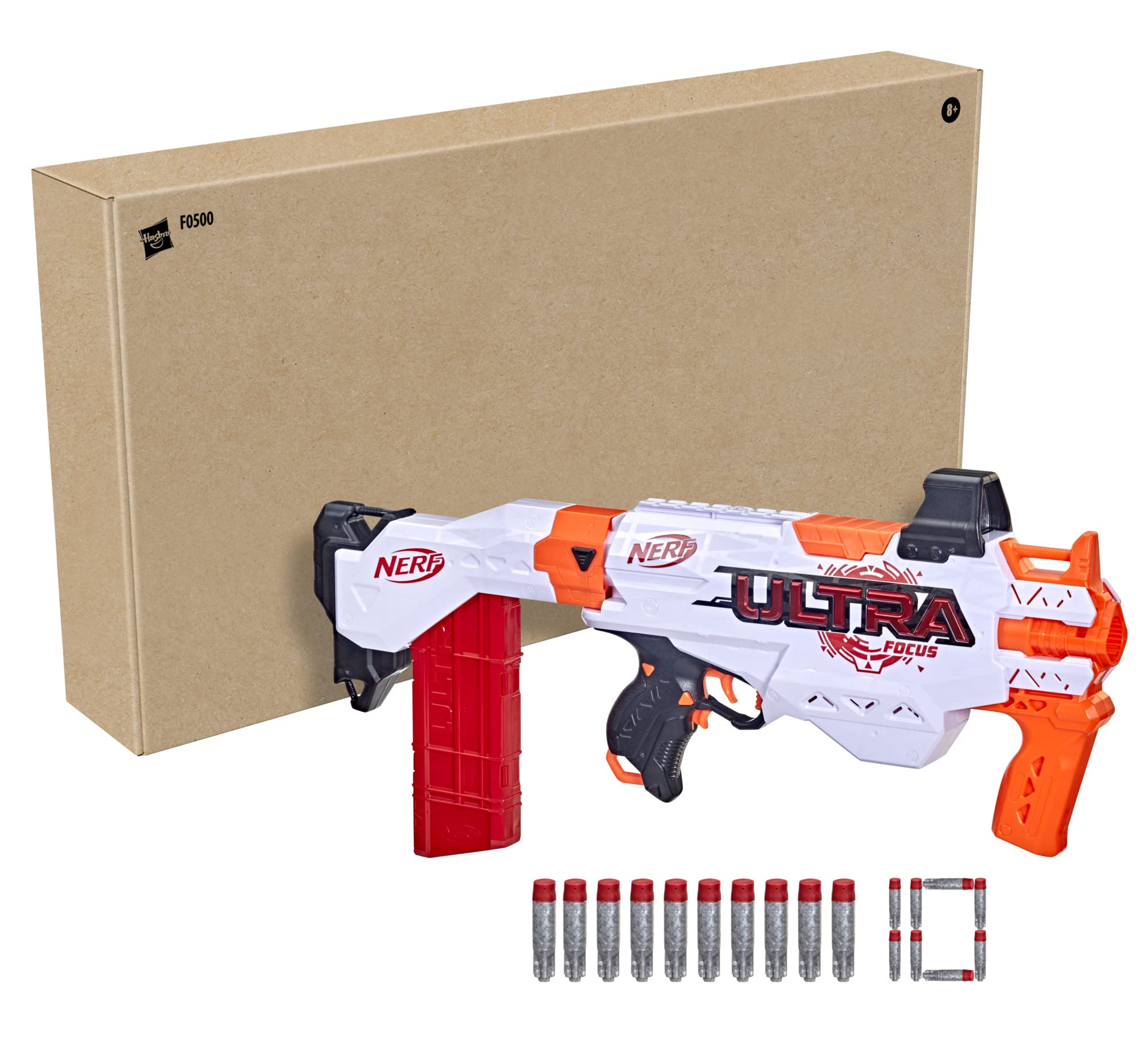 Amazon.com: Nerf Ultra Focus Motorized Blaster, 10-Dart Clip