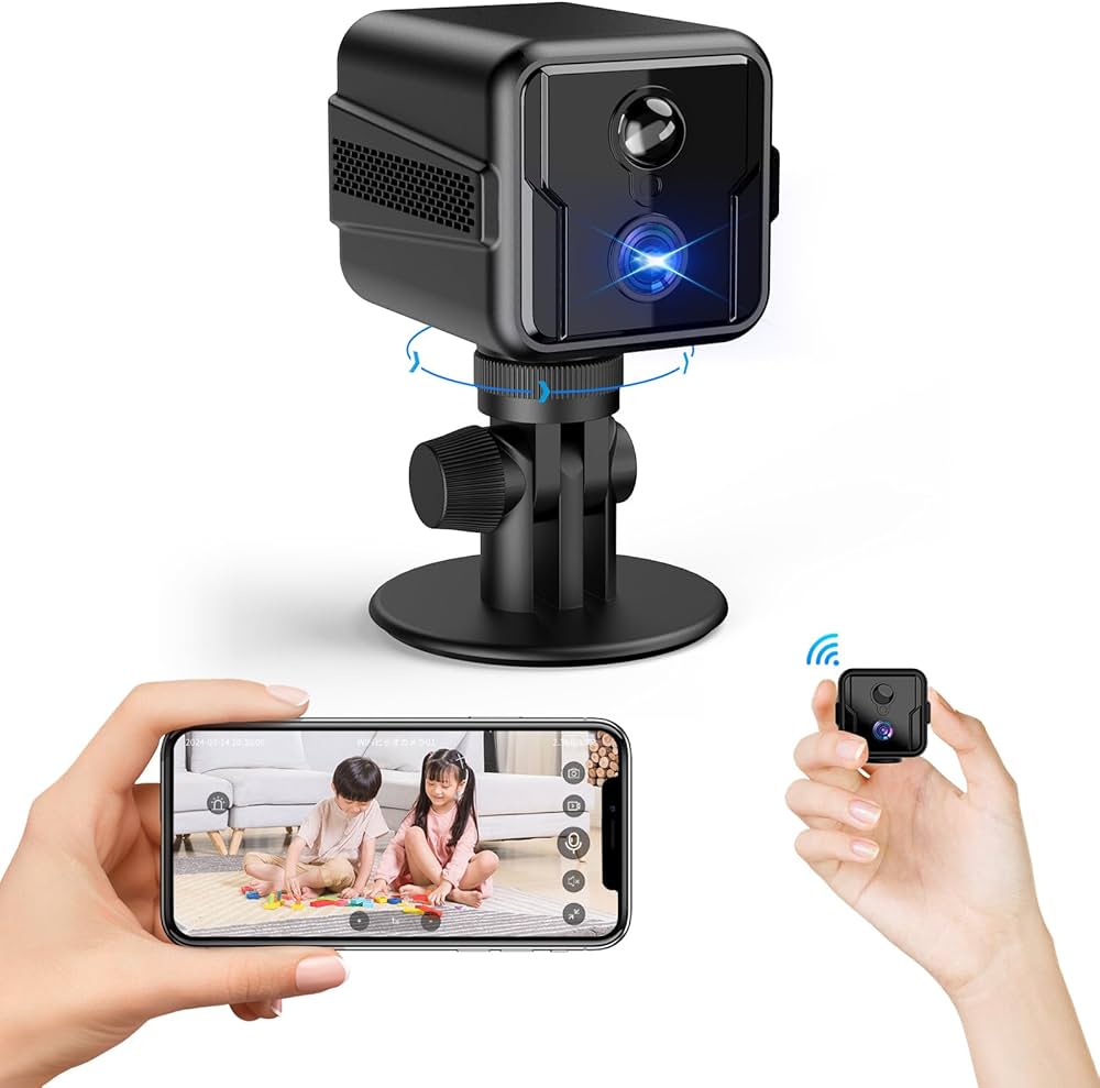 Amazon.co.jp: Akiko 小型カメラ WIFI 防犯カメラ 230日待機 15時間 長