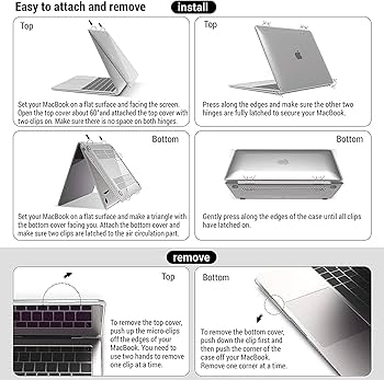 Amazon.com: IBENZER Compatible with New MacBook Air 13 inch case