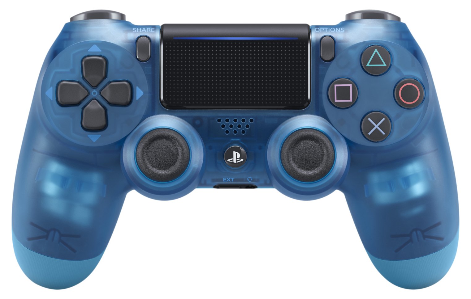 Amazon | ワイヤレスコントローラー (DUALSHOCK 4) ブルー・クリスタル