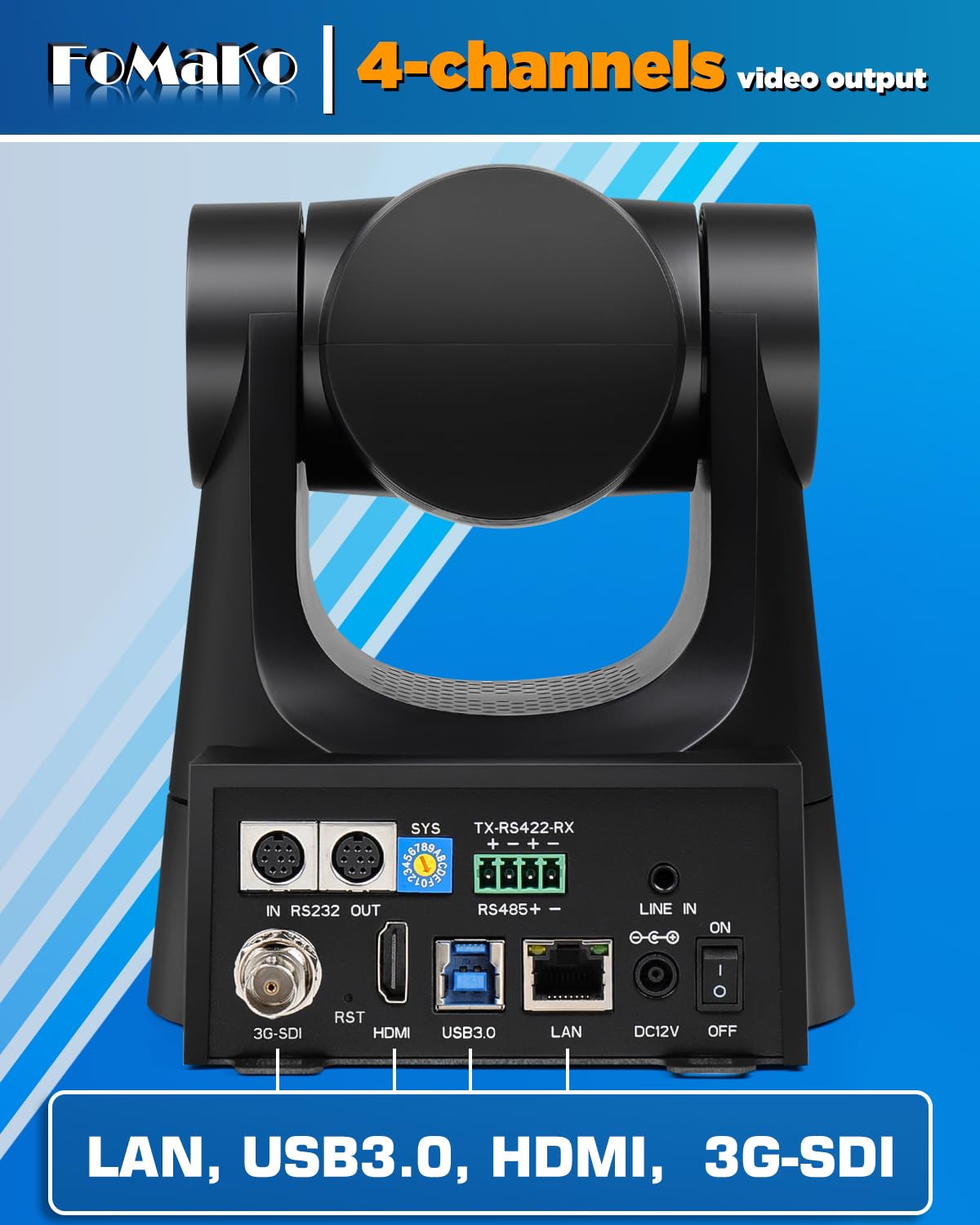 Amazon.com: FoMaKo PTZ Camera 20X Optical Zoom HDMI PTZ Bundle